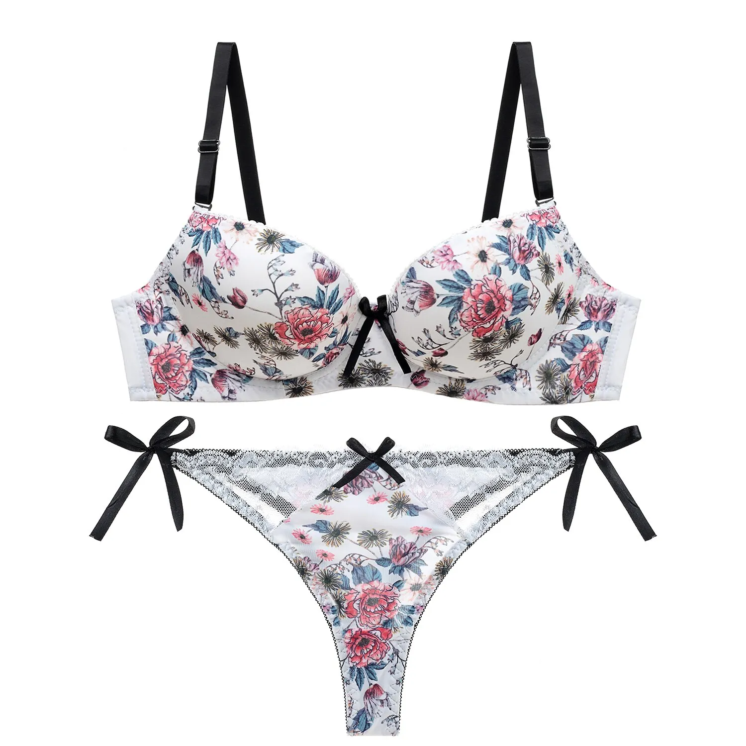 Printed Padded Sexy Bra And Panties, For Party Wear at Rs 158/set
