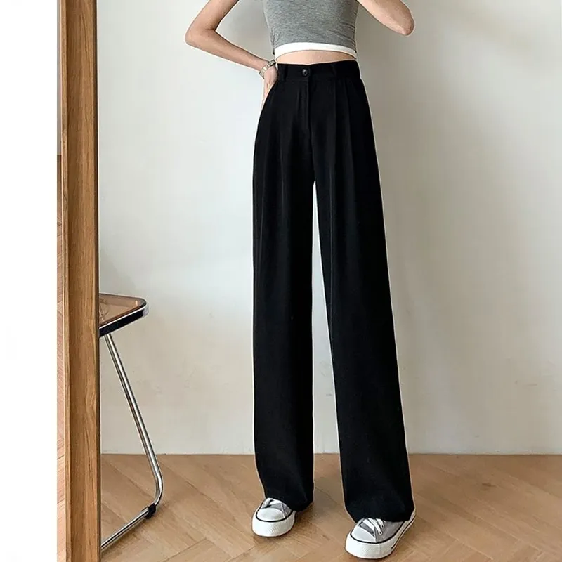 [CODEGRAPHY]★25SS★韓国人気★Extra Wide Training Pants Korean Womens Summer Elastic High Waist Casual Straight Wide