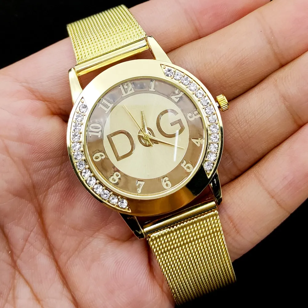 2022 Hot Sale European Fashion Watch Women Luxury Brand DQG Quartz Watch Reloj Mujer Casual Stainles