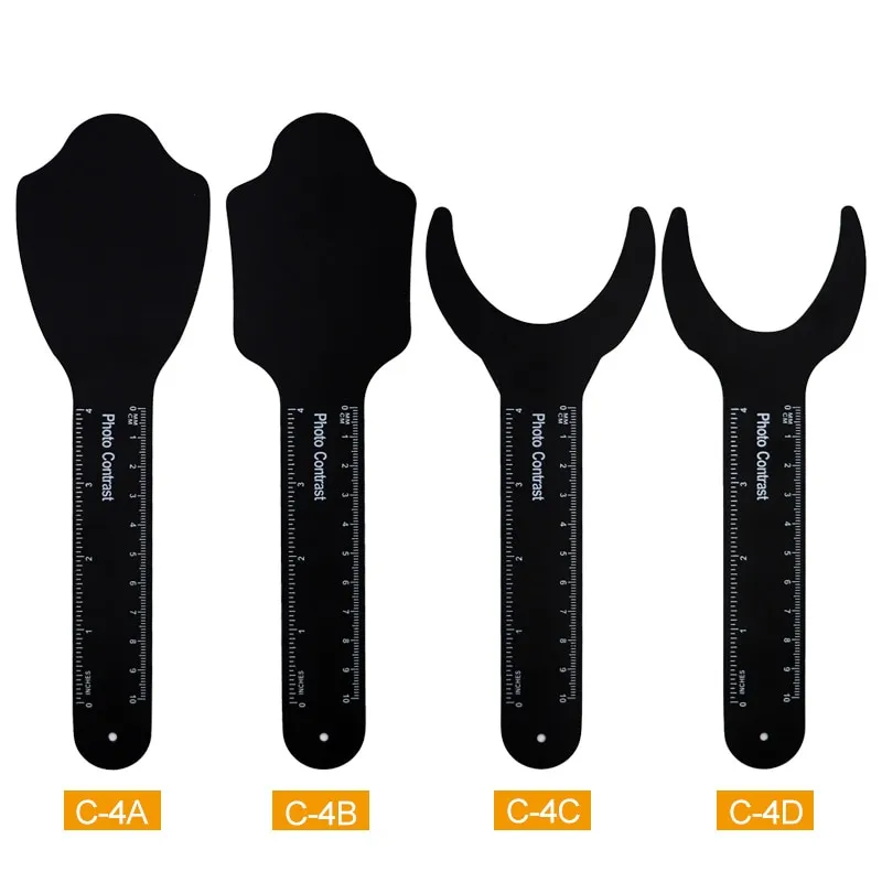 1pc 6 Sizes Dental Photographic Image Board Oral Cheek Black Plate Contrast Autoclavable Lab Tools P