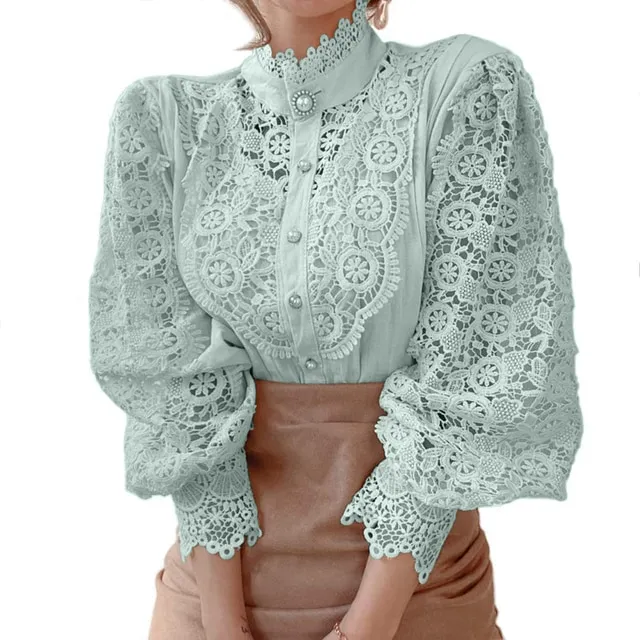 Karakeeb - Product Details - Women Stand Collar Lace