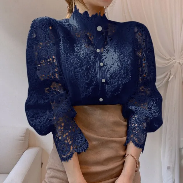 トップス eaphi cotton lace patchwork blouse eaphi cotton lace patchwork blouse