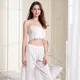 Women's Pajamas Cotton Cropped Sling Trousers Pyjamas Loose Home Wear Sleepwear Pajama Sets Sexy